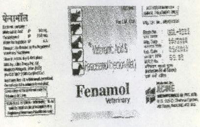 Fenamol Veterinary Device mark 2074955 Trademark