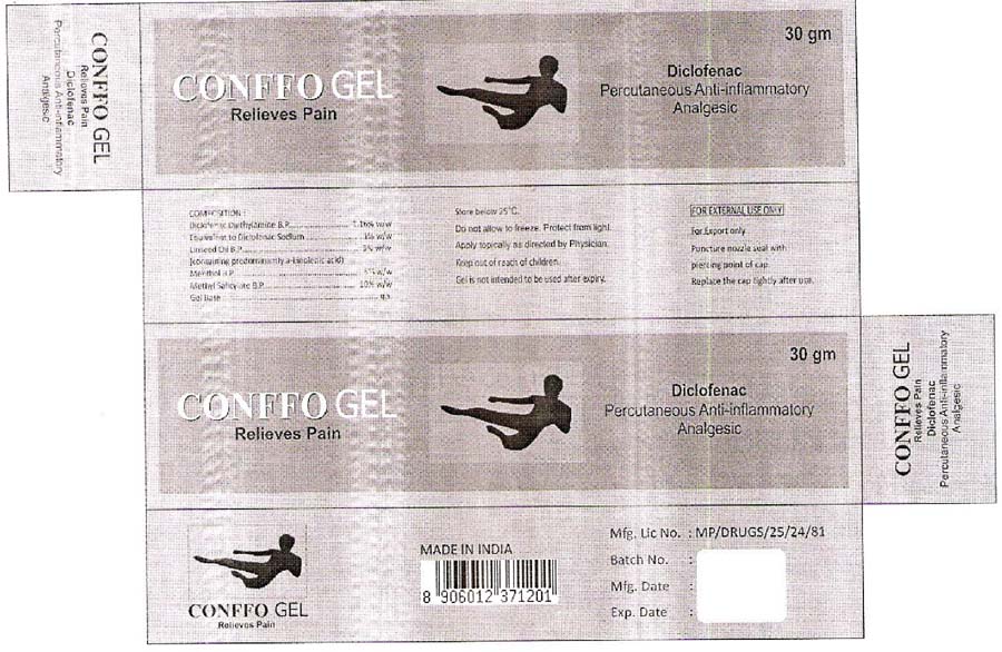 Conffo Gel Device mark 3207687 Trademark