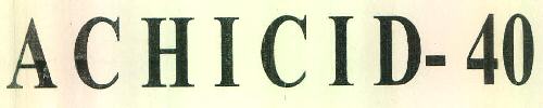 Achicid -40 Device mark 3230561 Trademark