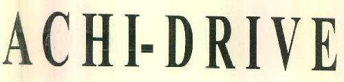 Achi- Drive Device mark 3230562 Trademark