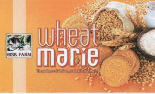 Bisk Farm Wheat Marie, Device Of Village Scene, Biscuits, Bag Of Wheat Device mark 3271427 Trademark