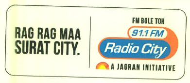 Fm Bole Toh 91.1 Fm Radio City A Jagran Initiative Rag Rag Maa Surat City. Device mark 3277209 Trademark