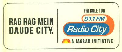 Fm Bole Toh 91.1 Fm Radio City A Jagran Initiative Rag Rag Mein Daude City. Device mark 3277213 Trademark