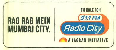 Fm Bole Toh 91.1 Fm Radio City A Jagran Initiative Rag Rag Mein Mumbai City. Device mark 3277239 Trademark