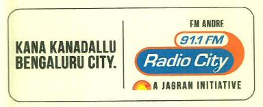 Fm Andre 91.1 Fm Radio City A Jagran Initiative Kana Kanadallu Bengaluru City Device mark 3277257 Trademark