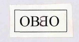 Obbo (label) Device mark 3278035 Trademark