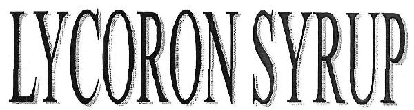 Lycoron Syrup Device mark 3283106 Trademark