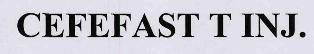 Cefefast T Inj. Device mark 3293278 Trademark