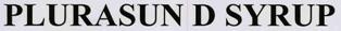 Plurasun D Syrup Device mark 3293287 Trademark
