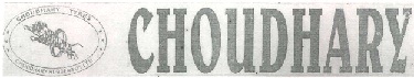 Choudhary With Device Device mark 3293497 Trademark