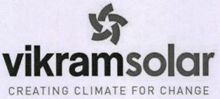 Vikramsolar Creating Climate For Change(label) Device mark 3298604 Trademark