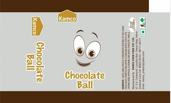 Kamco Chocolate Ball Device mark 3306568 Trademark
