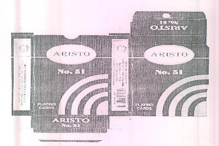 Aristo No.51 Playing Cards Device mark 3308838 Trademark