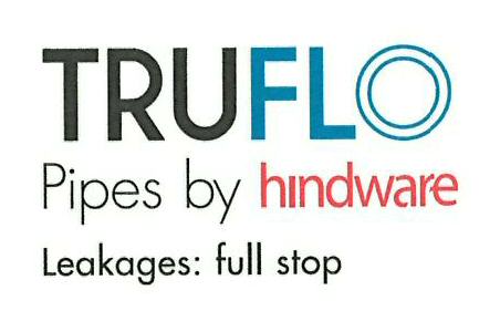 Truflo Pipes By Hindware Leakages: Full Stop Device mark 3313863 Trademark