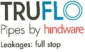 Truflo Pipes By Hindware Leakages : Full Stop Device mark 3313864 Trademark