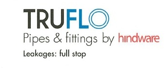 Truflo Pipes & Fittings By Hindware Leakages: Full Stop Device mark 3313866 Trademark