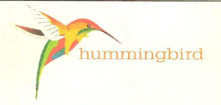 Hummingbird (device Of Bird) Device mark 3313891 Trademark