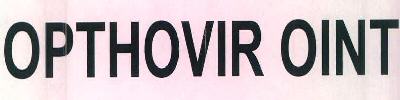 Opthovir Oint Device mark 3405233 Trademark