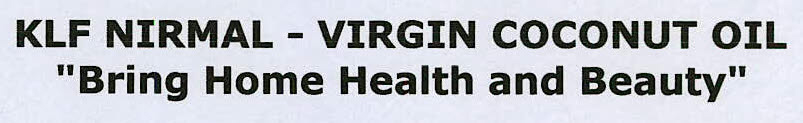 Klf Nirmal - Virgin Coconut Oil "bring Home Health And Beauty" Device mark 3419420 Trademark