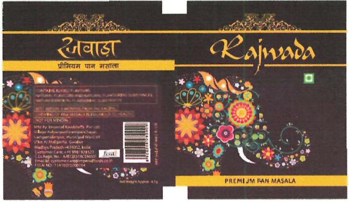 Rajwada Device mark 3425680 Trademark