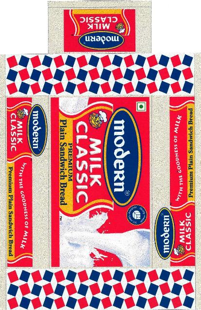Modern Milk Classic (label) Device mark 3432232 Trademark