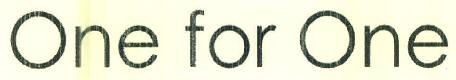 One For One Device mark 3433562 Trademark