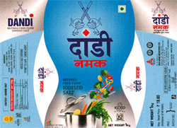 Dandi Namak With Device Of Vagetables With Pan Device mark 3433808 Trademark