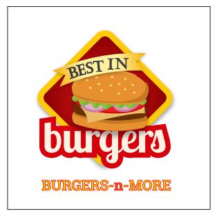 Best In Burgers (with Device) Device mark 3434694 Trademark