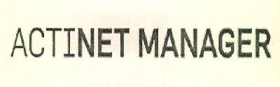 Actinet Manager Device mark 3445204 Trademark