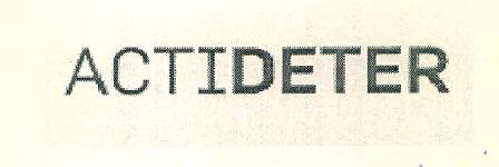 Actideter Device mark 3445220 Trademark