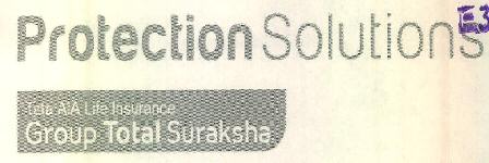 Protection Solutions Tata Aia Life Insurance Group Total Suraksha Device mark 3472266 Trademark