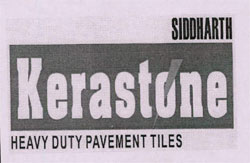Siddharth Kerastone With Word Heavy Duty Pavement Tiles Device mark 3519599 Trademark