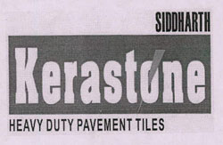 Siddharth Kerastone With Word Heavy Duty Pavement Tiles Device mark 3519600 Trademark