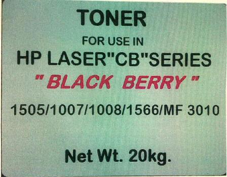 Toner For Use In Hp Laser "cb" Series "black Berry" Device mark 3542442 Trademark