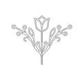 Device Of Rose Flower Device mark 3544508 Trademark