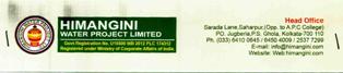 Himangini Water Project Limited Device mark 2385083 Trademark