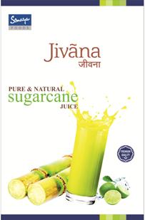 Jivana Pure & Natural Sugarcane Juice Label Device mark 3662321 Trademark