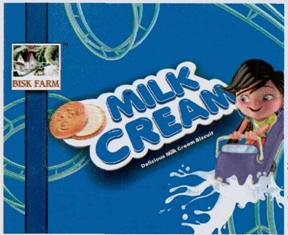 Bisk Farm Milk Cream Device mark 3671473 Trademark