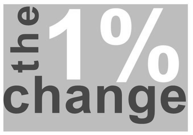 The 1% Change Device mark 3671659 Trademark