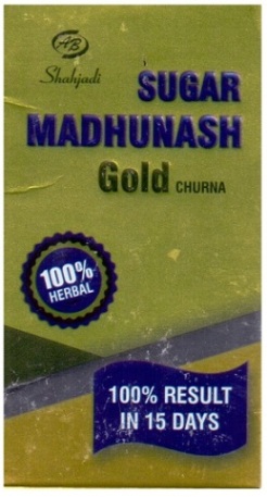 Shahjadi Sugar Madhunash Gold Device mark 3673905 Trademark
