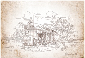 Paradise Cafe & Stores Device mark 3675871 Trademark