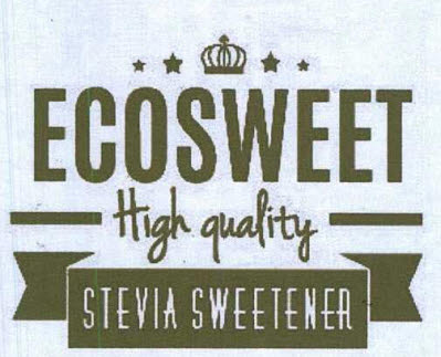 Ecosweet High Quality Stevia Sweetener Device mark 3678632 Trademark