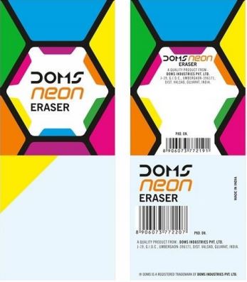 Doms Neon Eraser Wrapper Device mark 3682912 Trademark