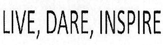 Live, Dare, Inspire Device mark 3688480 Trademark