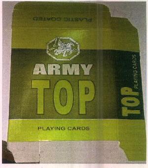 Army Top Playing Cards Device mark 3705087 Trademark