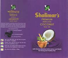 Shalimar’s Premium Enriched Coconut Hair Oil Device mark 3708267 Trademark