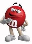 M ( Logo With Red Character Pose Device) Device mark 3712731 Trademark