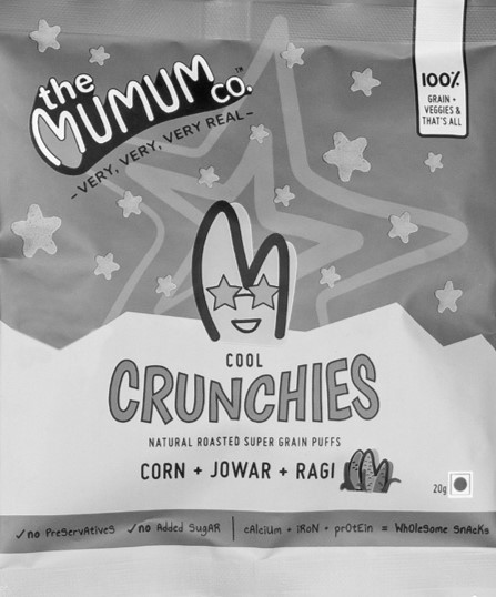 The Mumum Co. Very, Very, Very Real With Unique And Distinctive Cartoon Character, Device And Words Cool Crunchies Device mark 3714794 Trademark