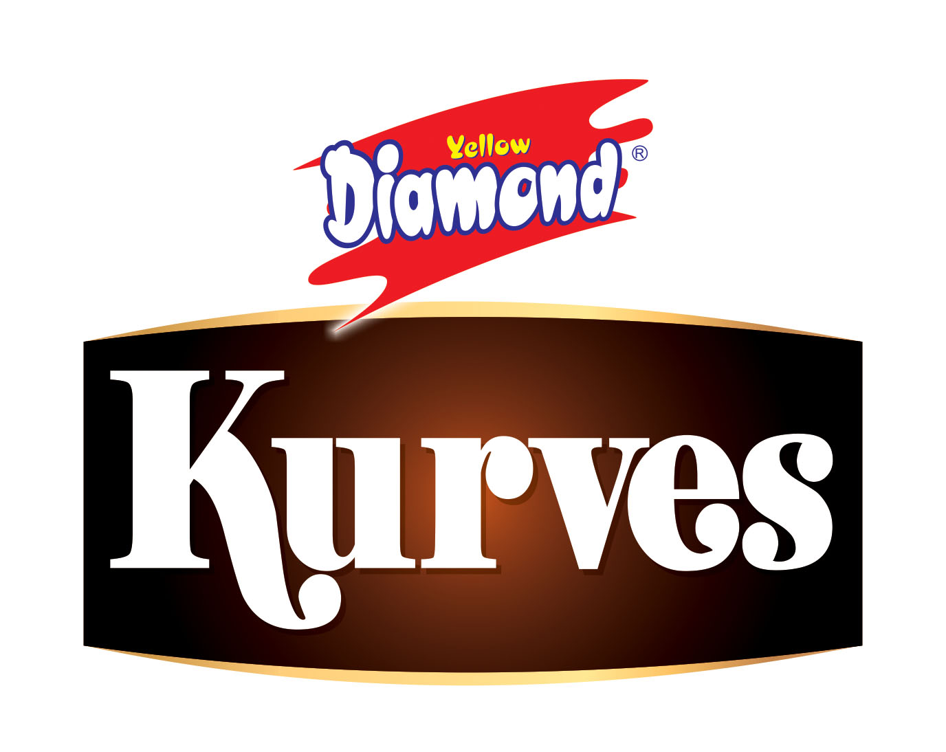 Yellow Diamond Kurves (label) Device mark 3719537 Trademark