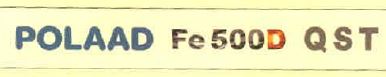 Polaad Fe 500d Q S T Device mark 4409565 Trademark